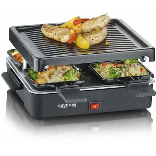 Raclette / Grill / Gourmet Set - 600 Watt - 4 Pans