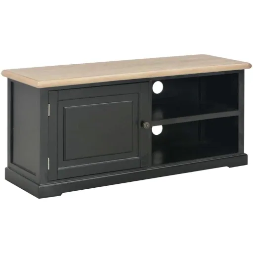 TV cabinet 90x30x40 cm wood black