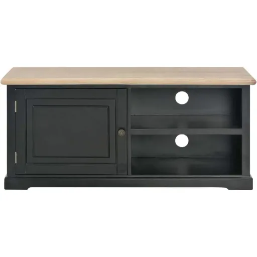 TV cabinet 90x30x40 cm wood black