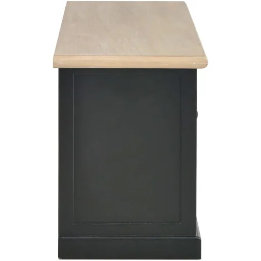 TV cabinet 90x30x40 cm wood black
