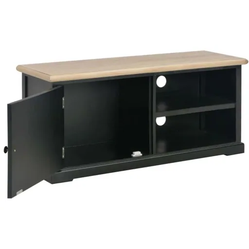 TV cabinet 90x30x40 cm wood black