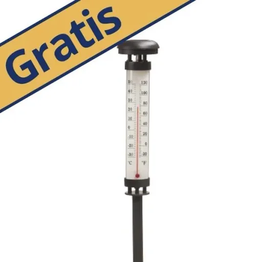 Solar-Garten-Thermometer