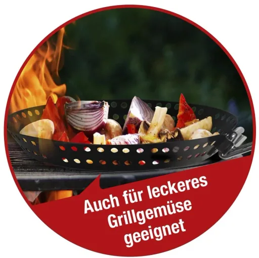 Non-stick grill and vegetable pan