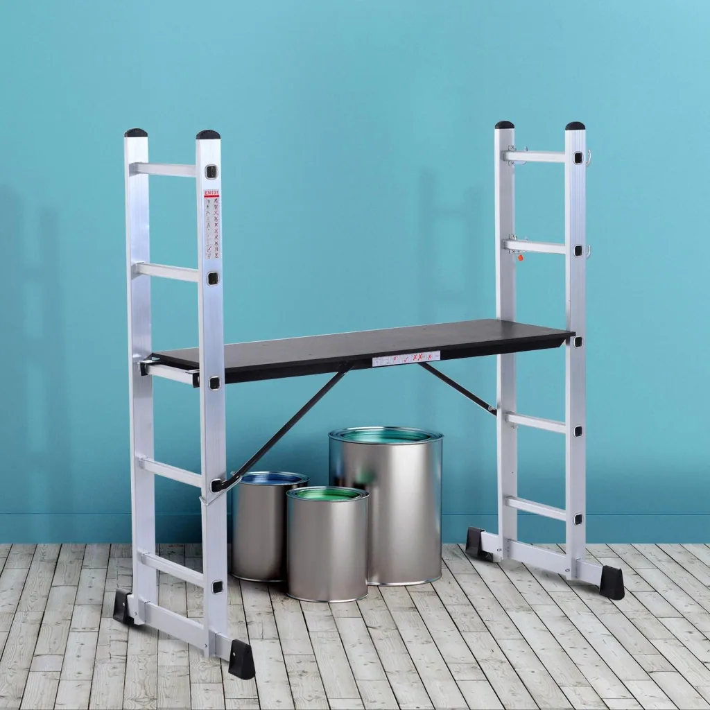 3 in 1 aluminum scaffolding and multifunctional ladder