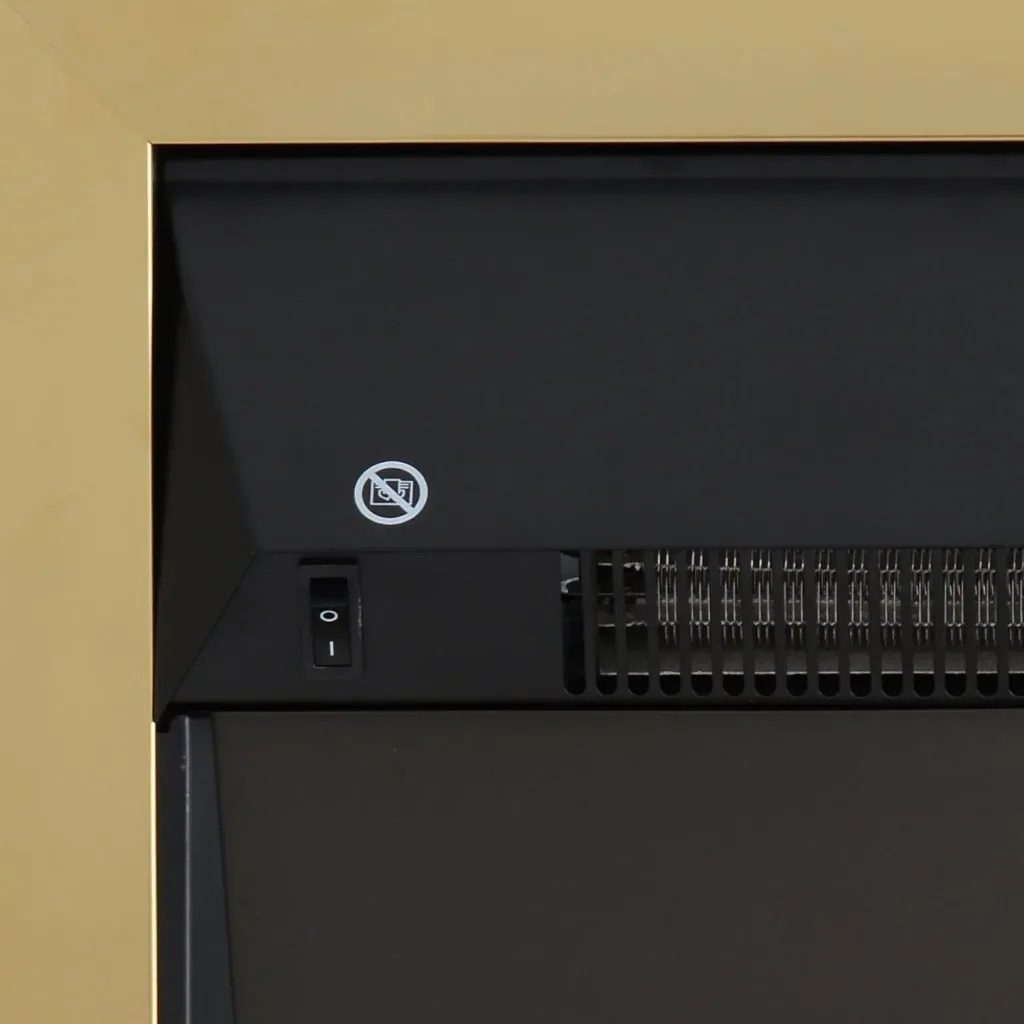 Electric fireplace stove 1000