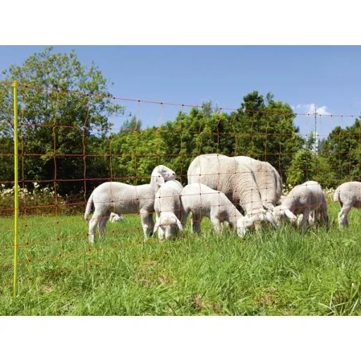 Sheep netting, 90 cm, double pen yellow posts, 50 m