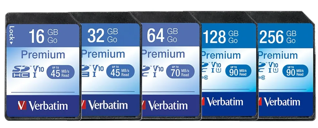 16 GB SDHC Premium memory card