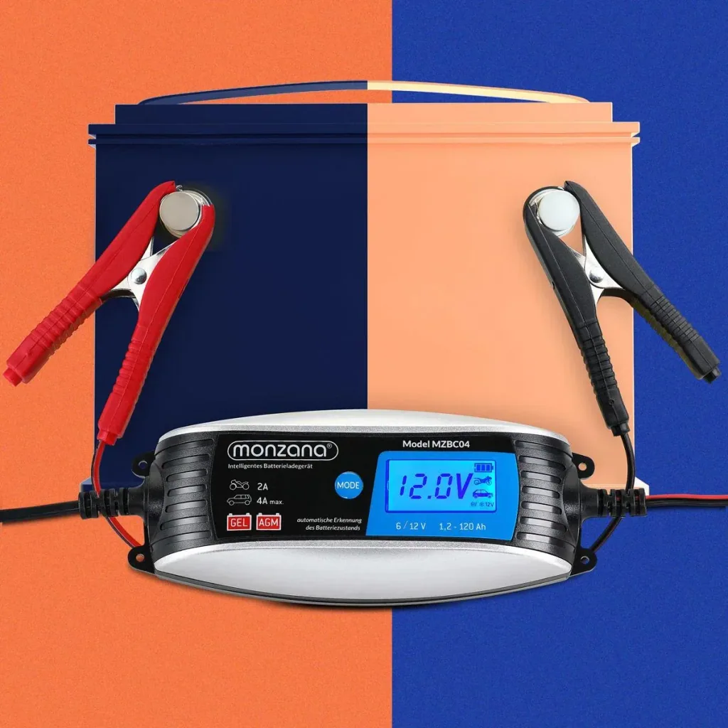 Jump start cable - battery charger - car - 6V 12V Black