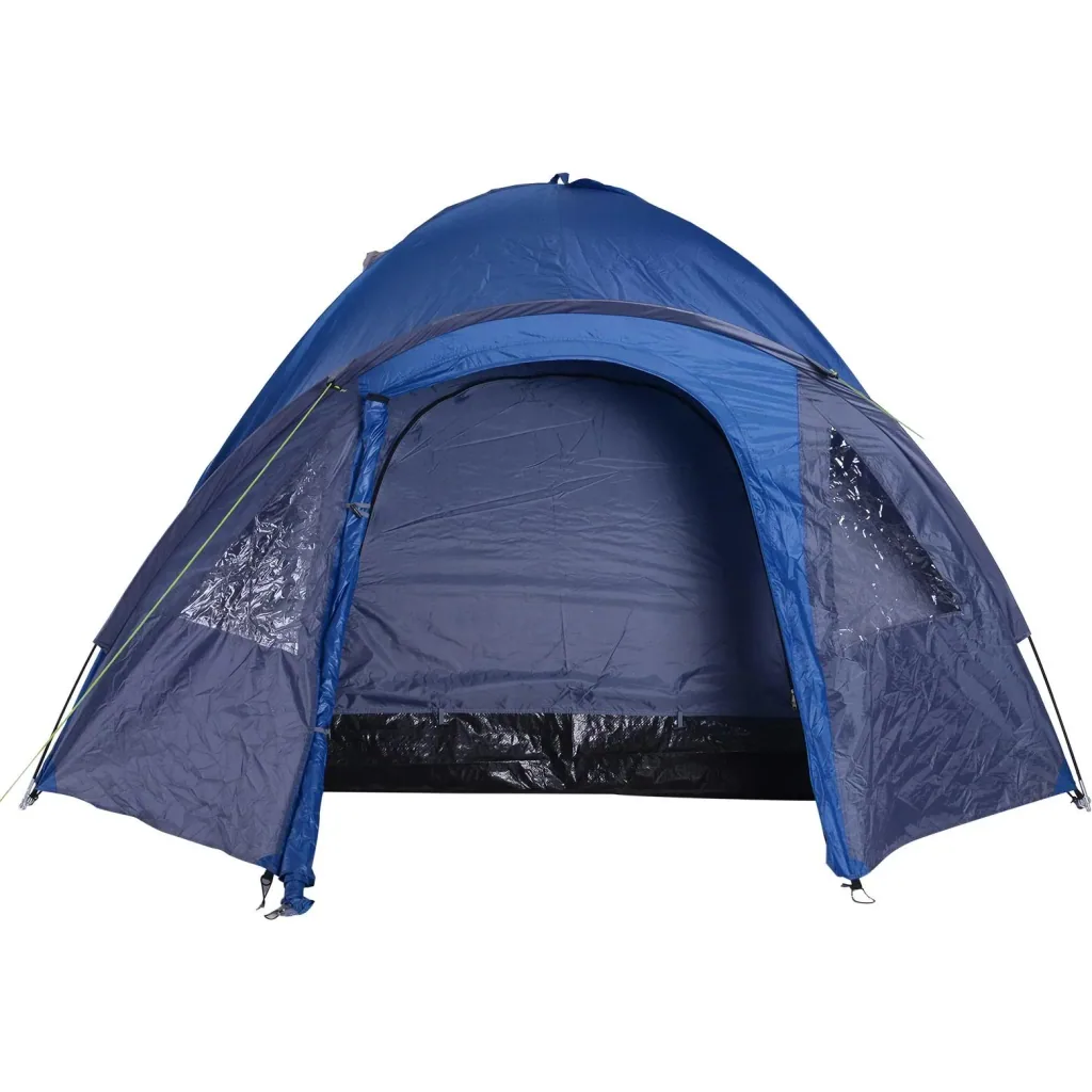Double-walled dome tent outdoor igloo family tent for 4 people