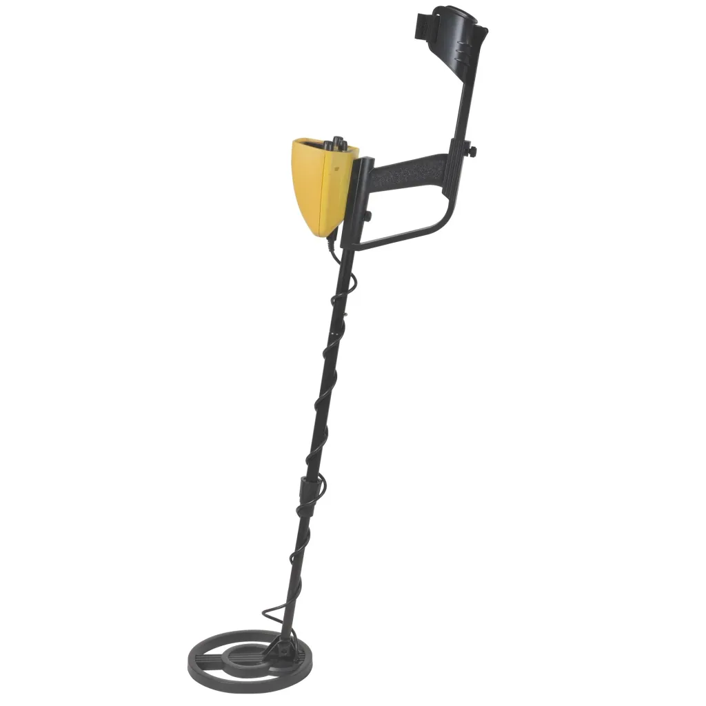 Metal detector, lightweight construction, 20 cm search coil, optical and acoustic display