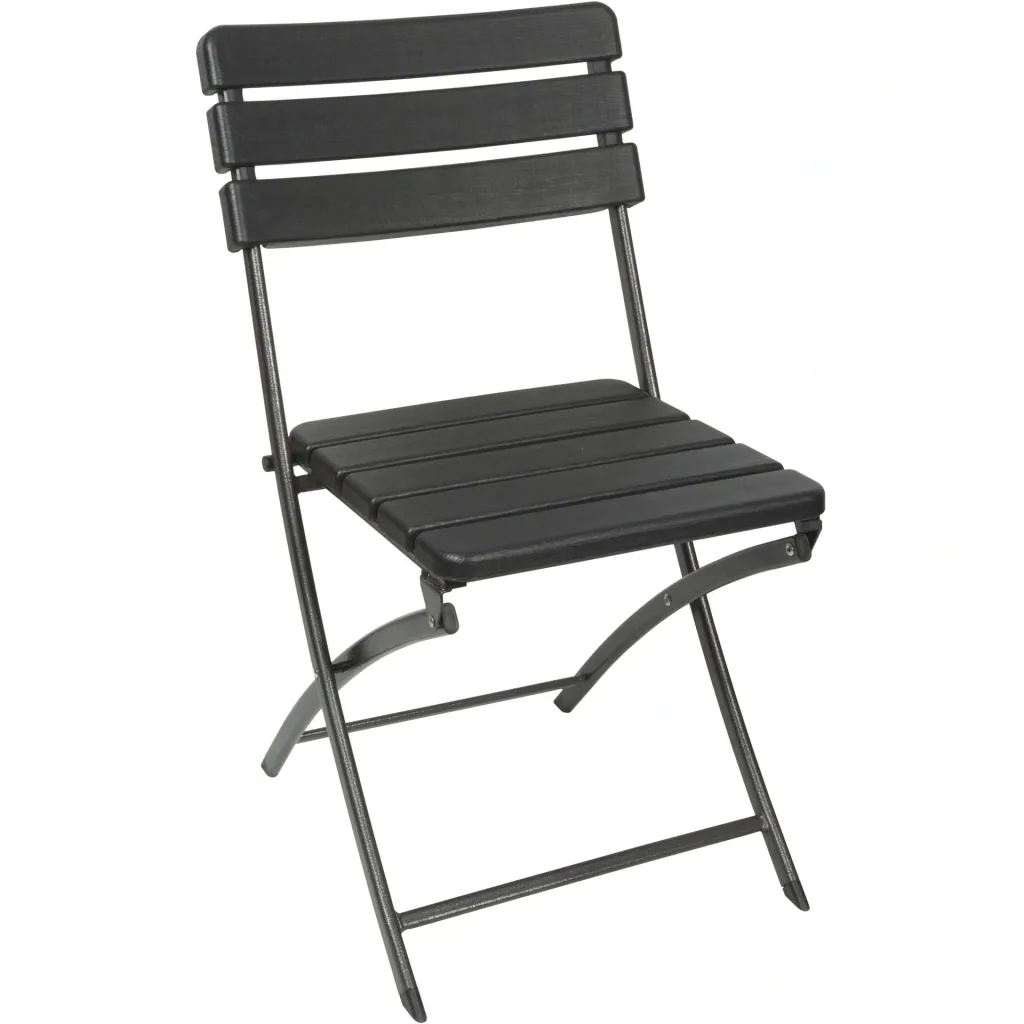 folding chair - in wood look