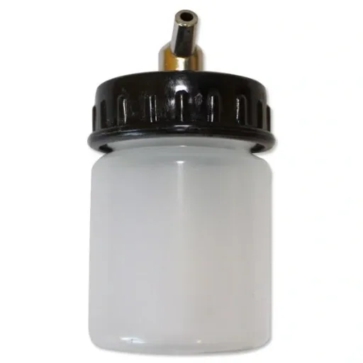 Paint cup for angle piece suitable for mini paint spray gun