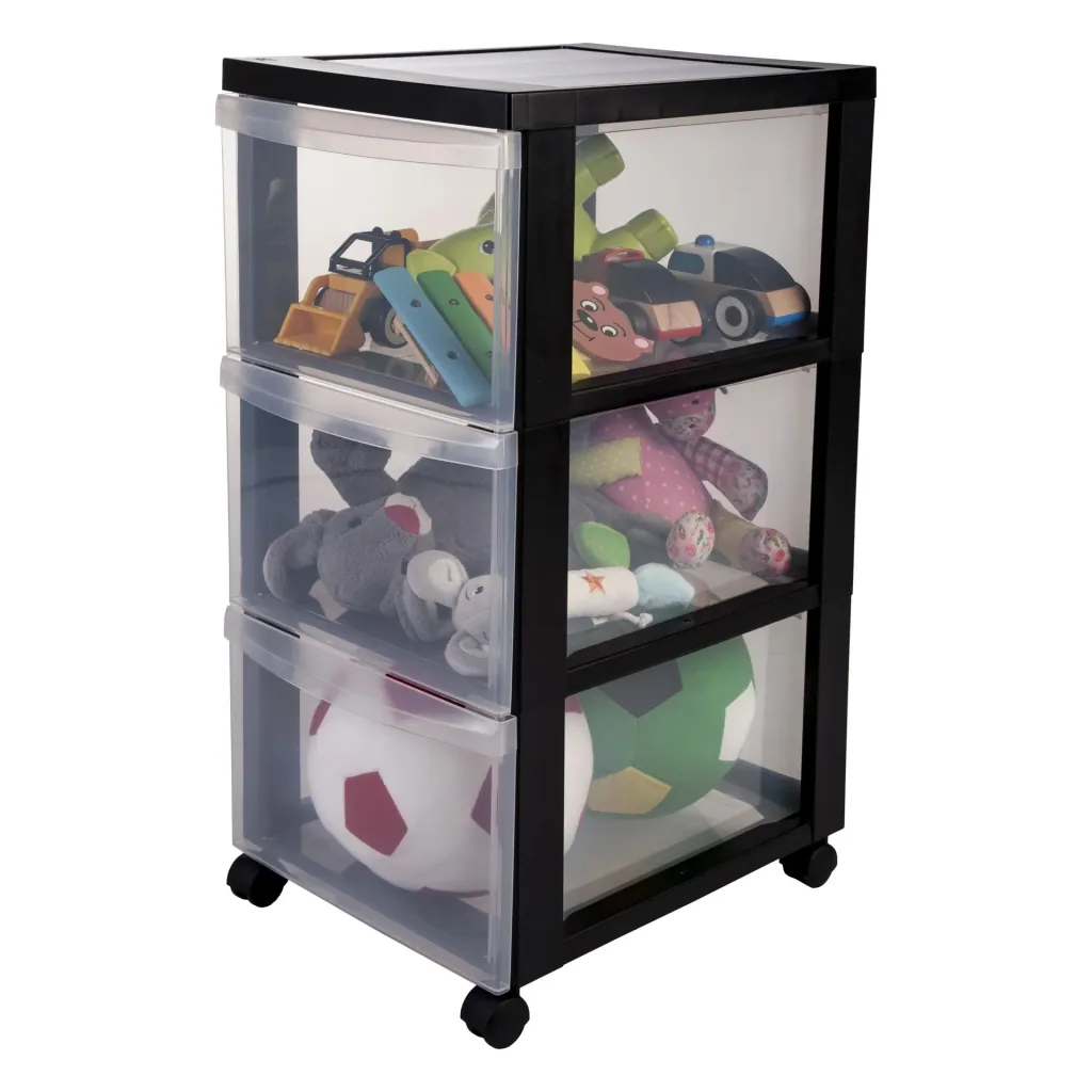 Mobile container DC-304 with 3 high drawers