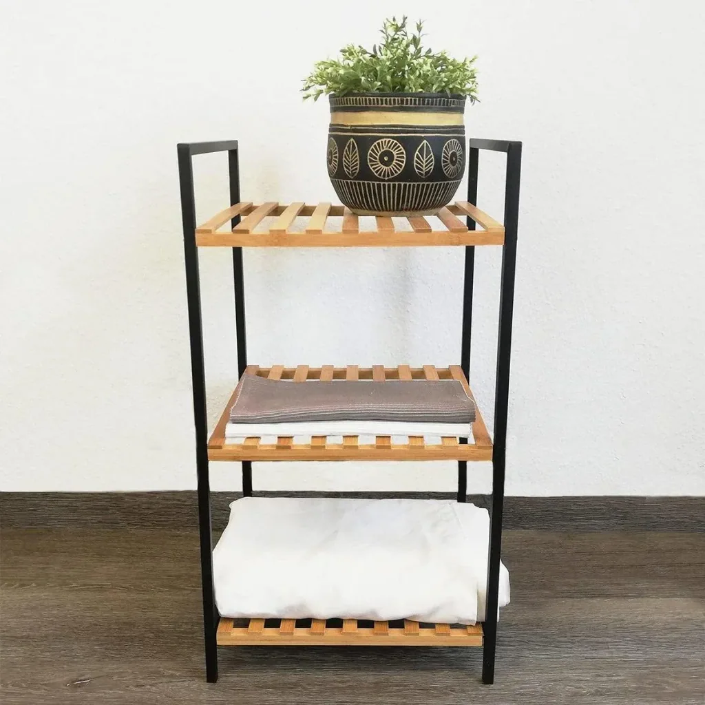 Storage solutions bathroom shelf - for towels - 38 x 32.5 x 70cm