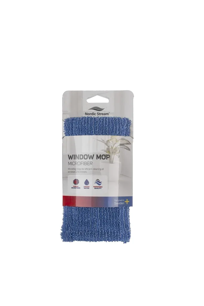 Microfiber replacement cover for window wiper attachment