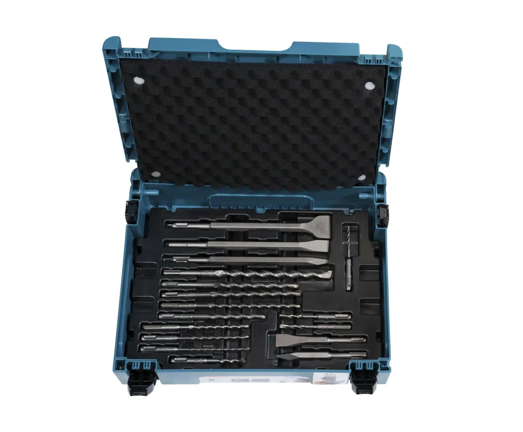 SDS-PLUS drill/chisel set 17-piece