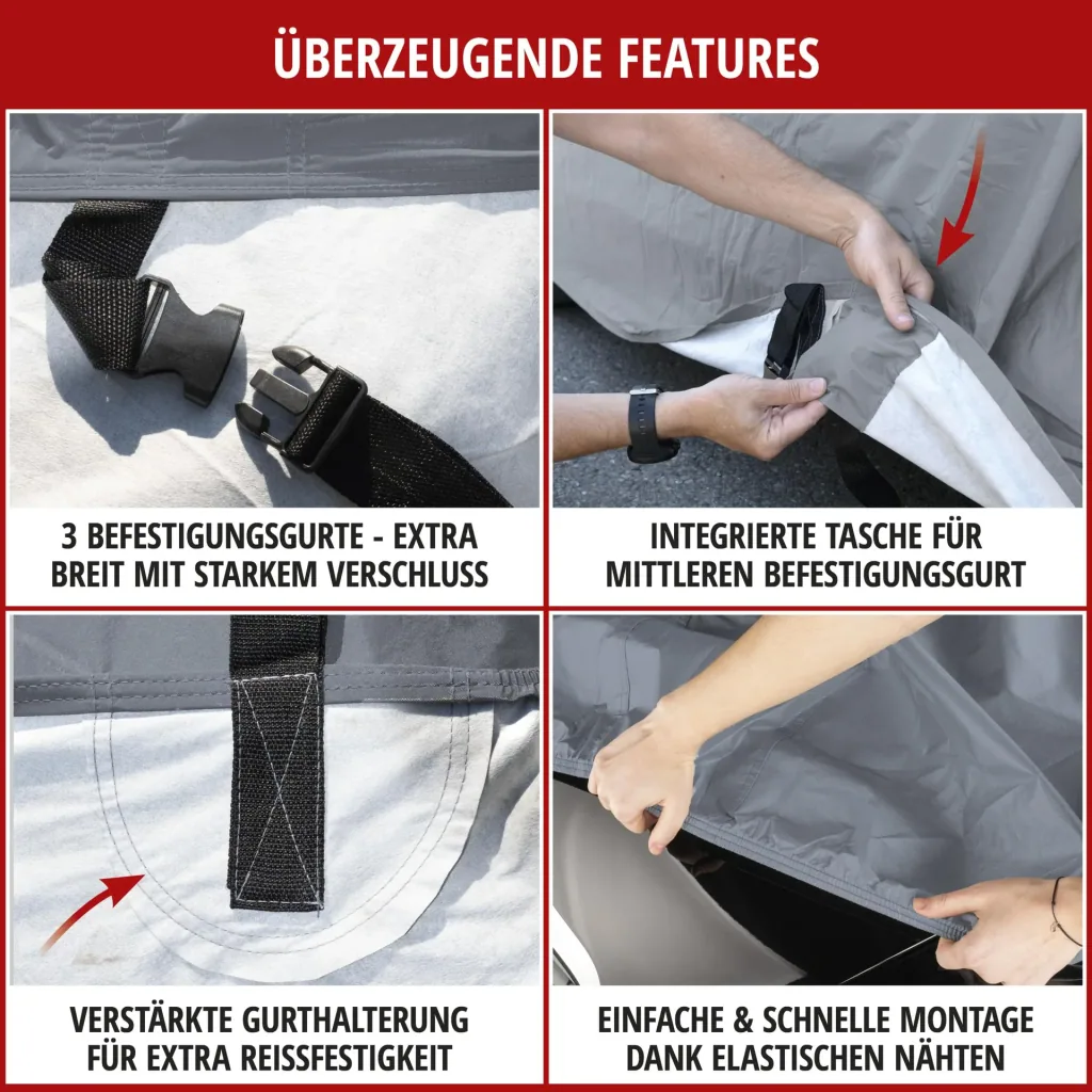 All Weather Plus Combi - Size M - 440 x 185 x 145 cm - PVC coated