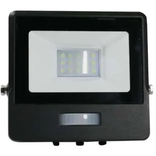 VT-128S LED Floodlight with Sensor - 20 W - 1510 Lm - 6500K - Black