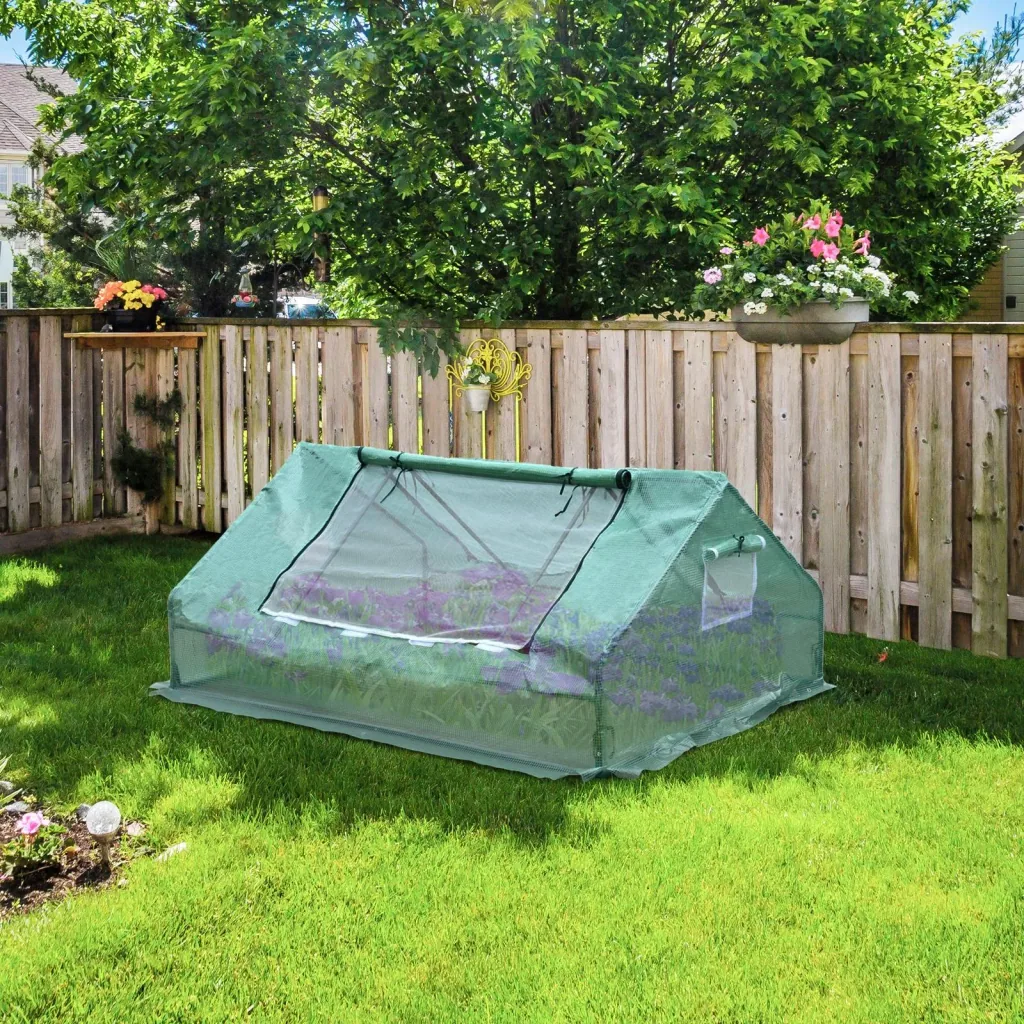 Greenhouse with 2 doors