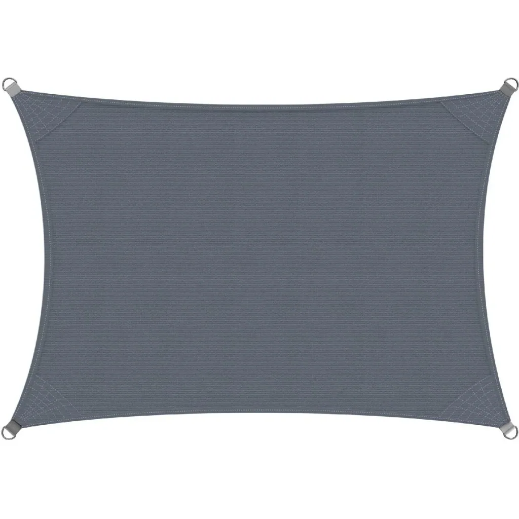 Shade cloth HDPE rectangle anthracite 2x4m