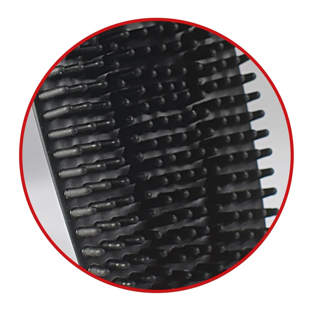 Toilet brush set “Clever Clean”, stainless steel/silicone, black