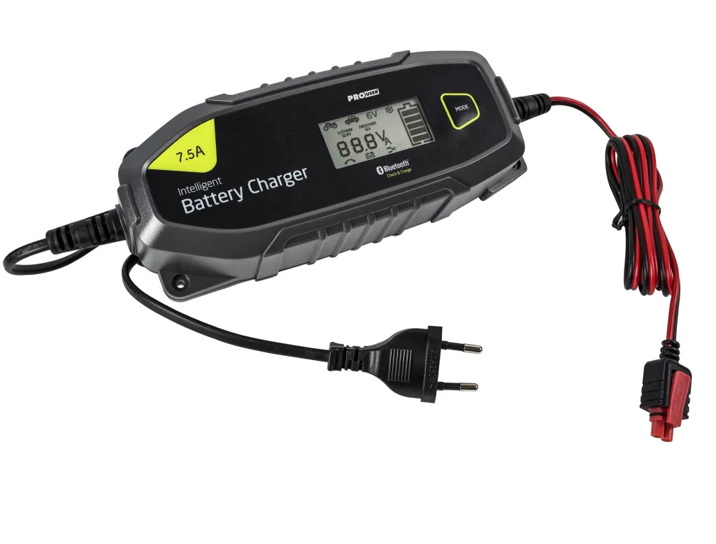 Microprocessor battery charger IBC7500B with Bluetooth