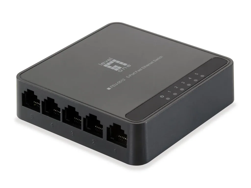 Switch 5x FE FEU-0512 Kunststoff