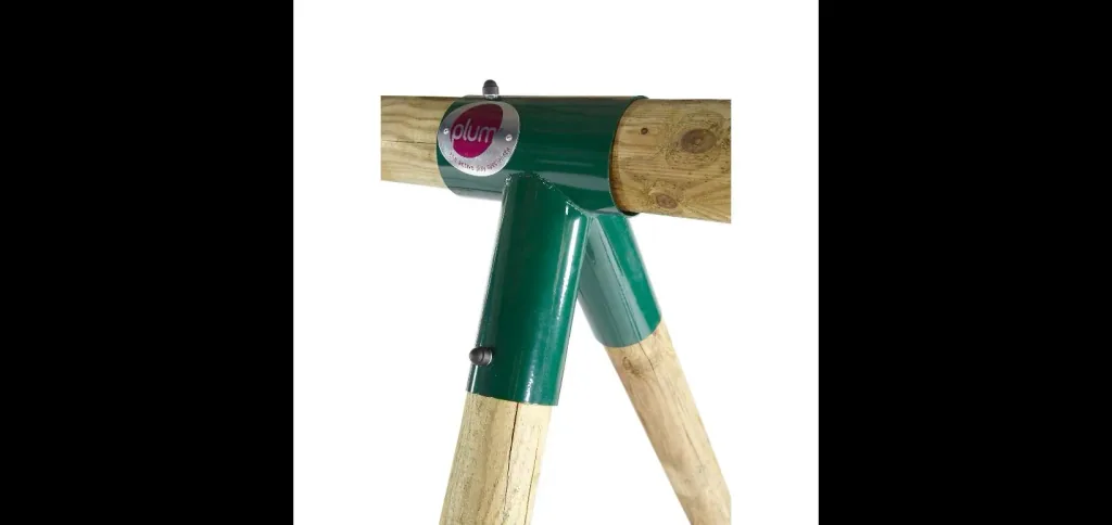 Bush-Baby wooden swing, outdoor single swing for children made of wood, swing ropes height adjustable, natural