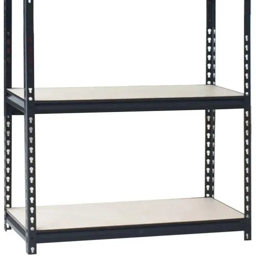 Bolt-in shelving unit