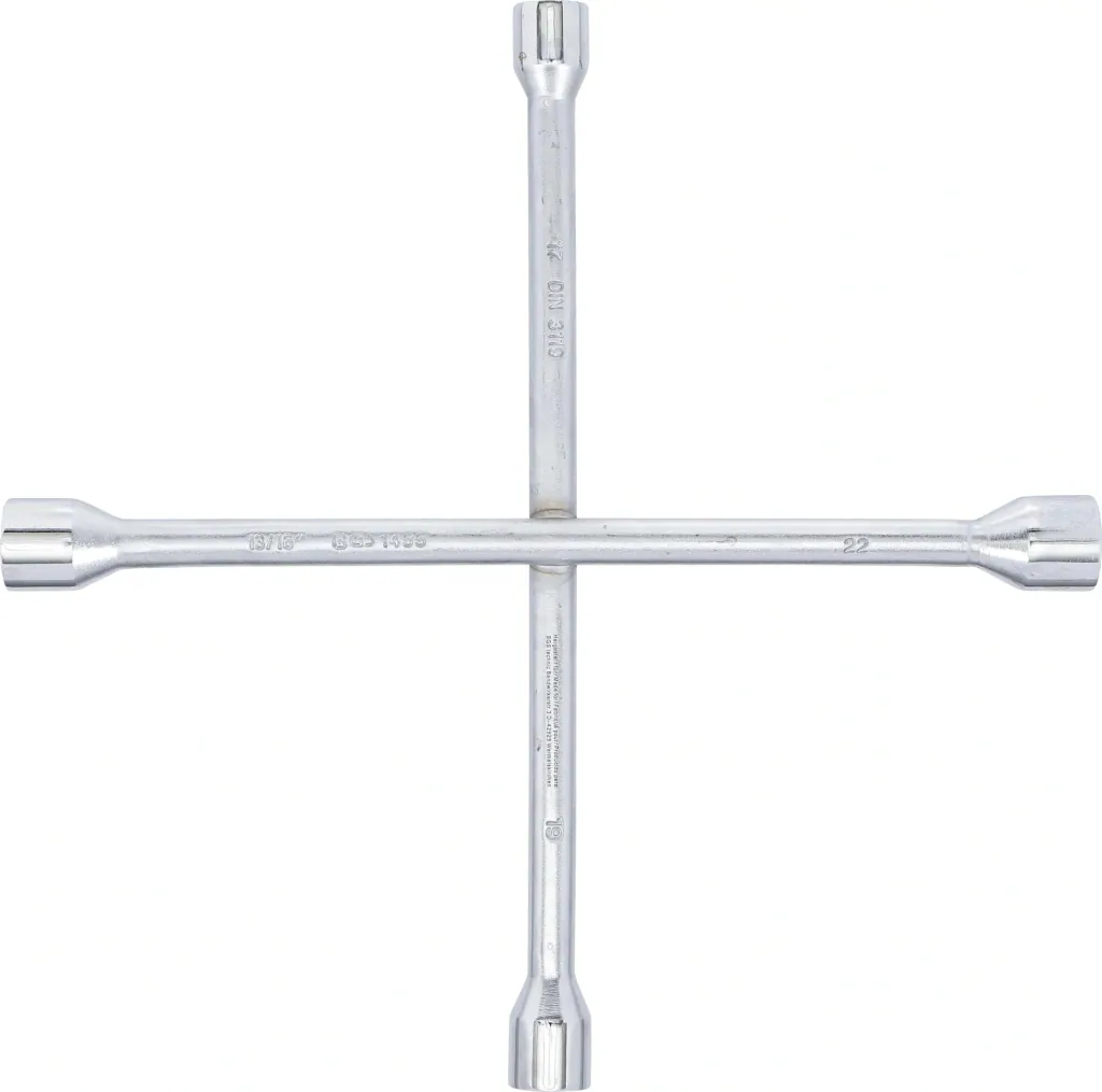 Wheel cross wrench for cars