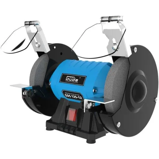 Grinding machine double grinder GDS125-12 with additional grinding wheel 125x16x20 mm K36
