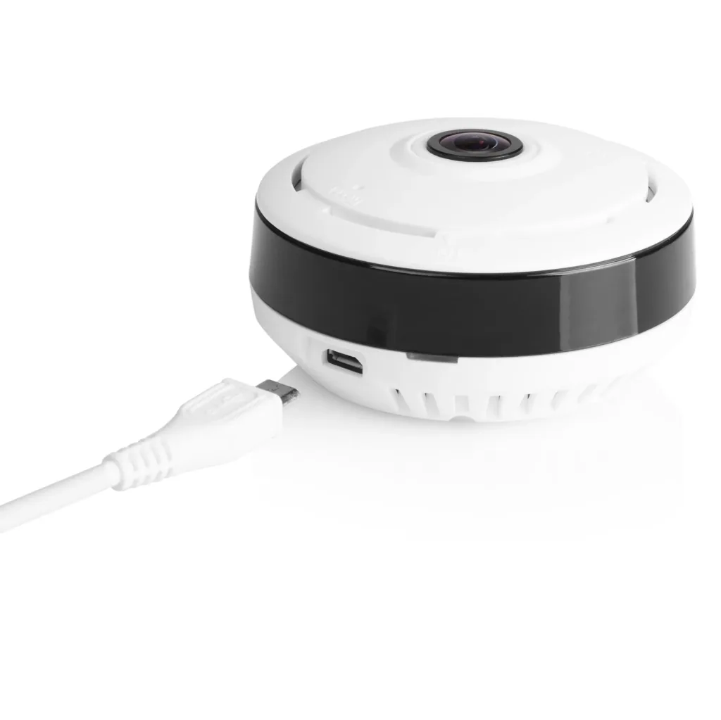 HD IP camera with 360° pan function and night vision