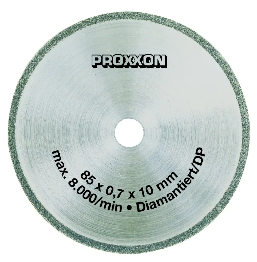 Circular saw blade, diamond-coated, Ø 85 x 0.7 x 10 mm