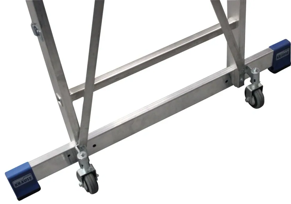 Stepladder with large standing platform, 12 steps