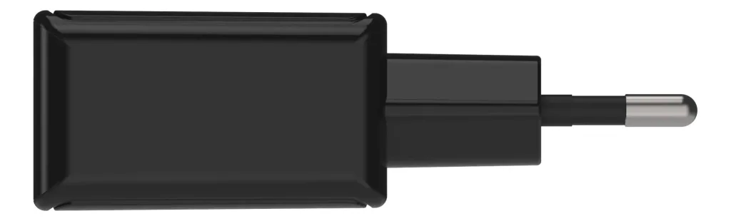 USB charging adapter with 2 USB 2.0 sockets Type A, 2400 mA