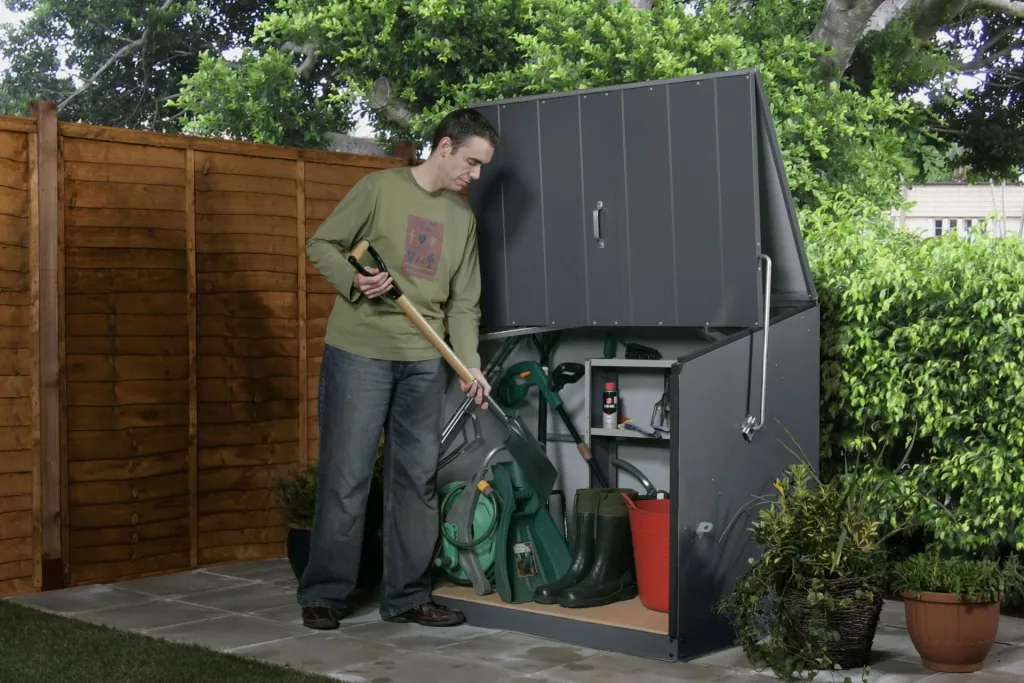Stowaway anthracite tool and storage box