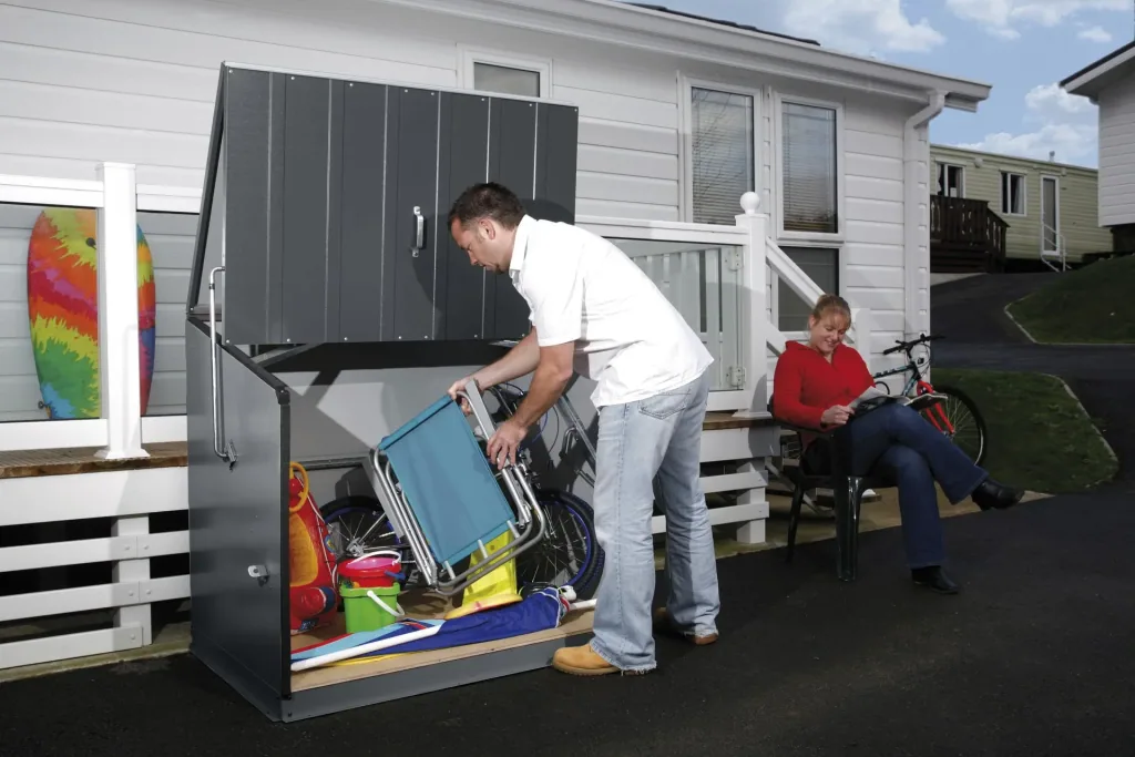 Stowaway anthracite tool and storage box