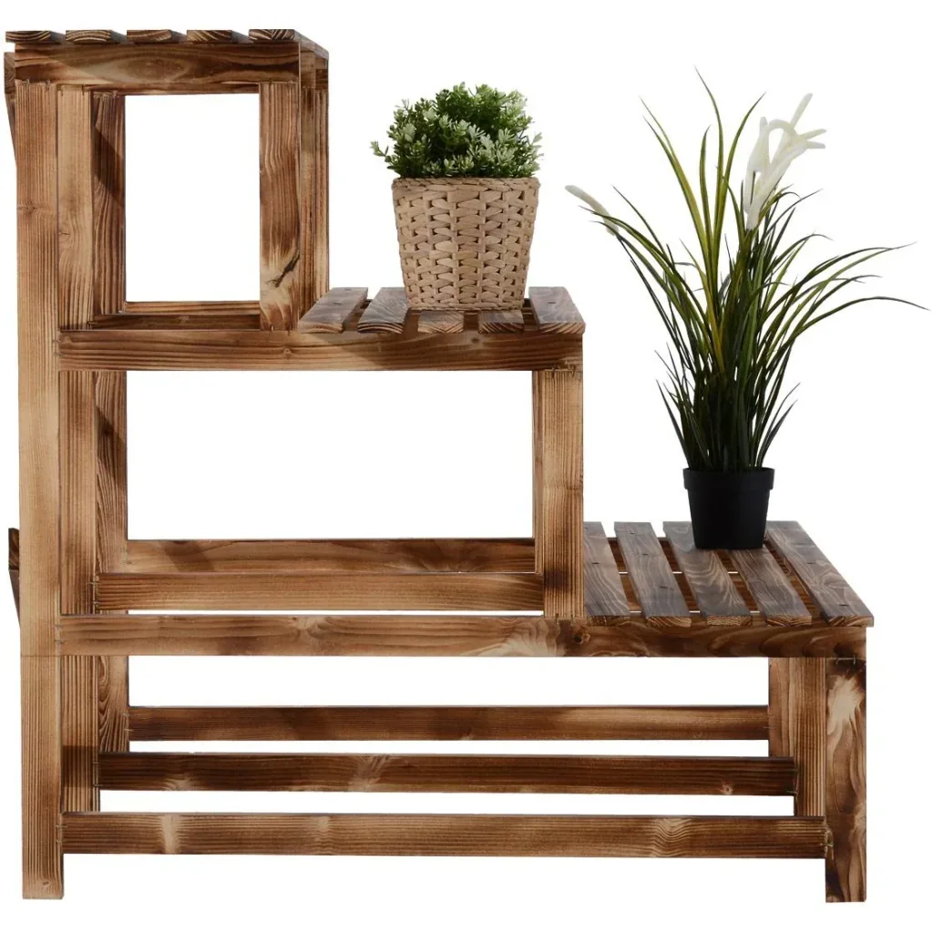 Plant staircase with 3 steps natural