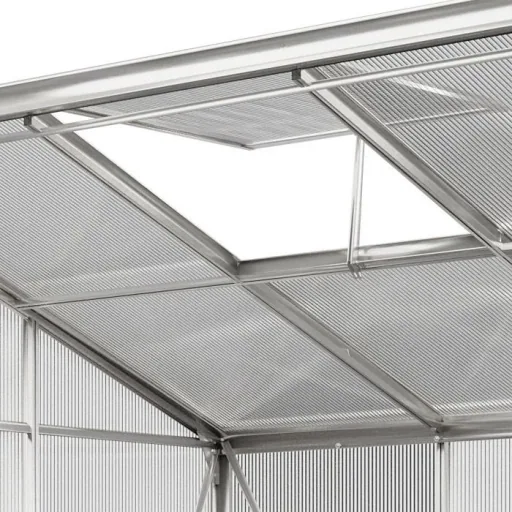Aluminum side greenhouse 192x127x202cm with window
