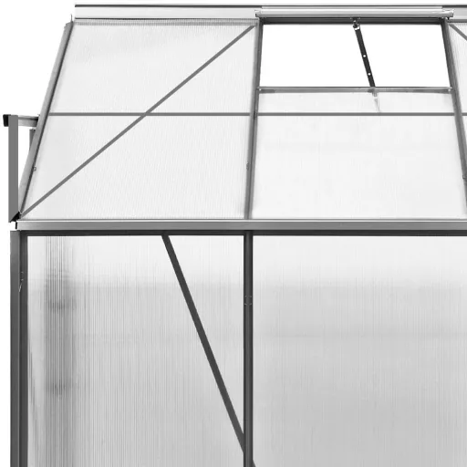 Aluminum side greenhouse 192x127x202cm with window