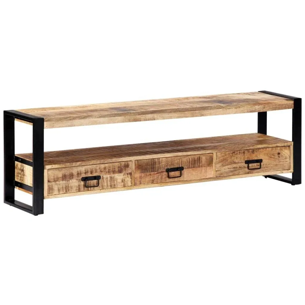 TV cabinet 150x30x45 cm solid mango wood