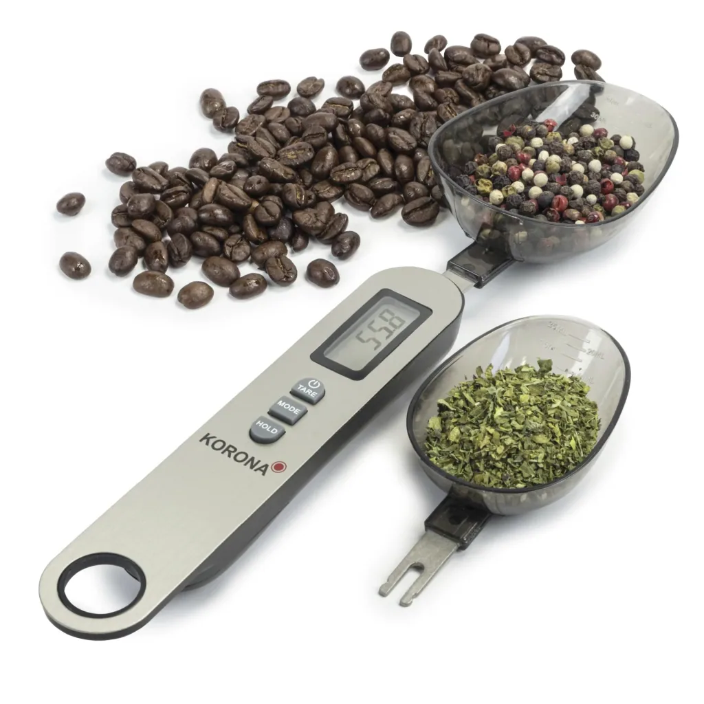 Spoon scale "Eva", stainless steel, 3-part