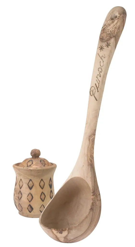Pyrography set with 9 attachments in a wooden box