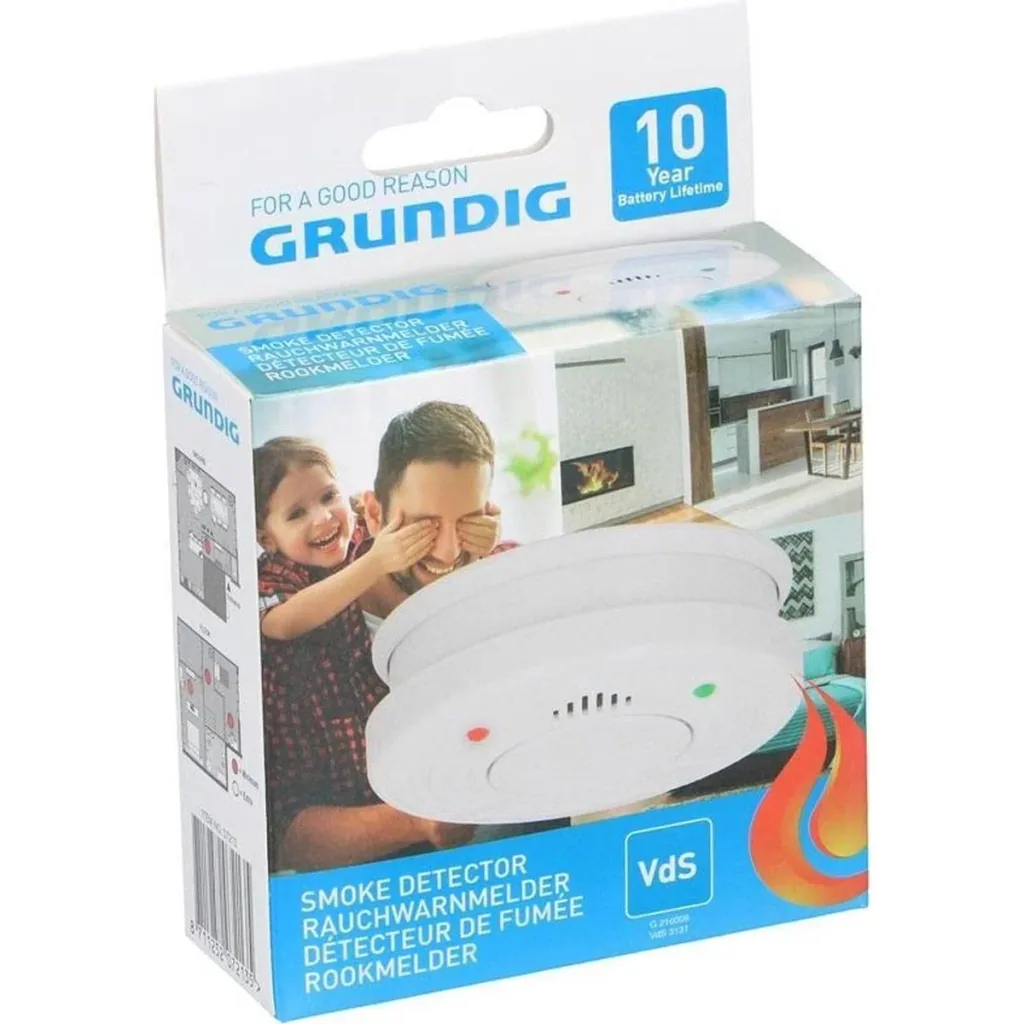 Optical smoke detector 10 years lifespan