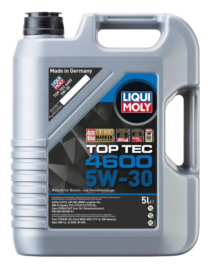 Synthetic technology engine oil Top Tec 4600 5 W-30, 5 liters