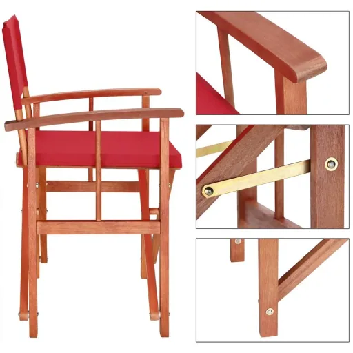 Chefklappstuhl Cannes Rot FSC