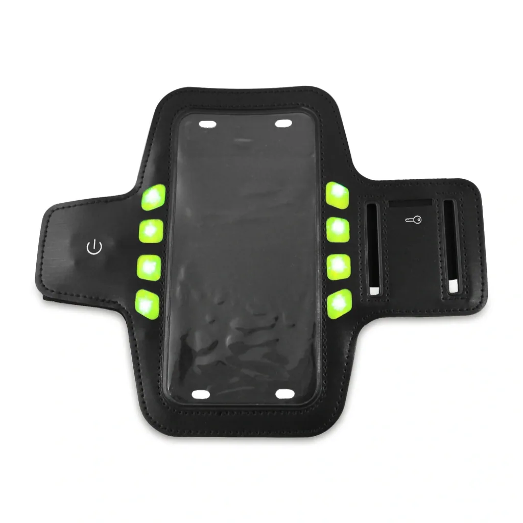 Smartphone case for outdoor activities with lighting "Sound & Sport Security"
