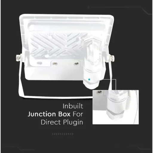 VT-138S LED Floodlight with Sensor - 30 W - 2340 Lm - 4000K - White