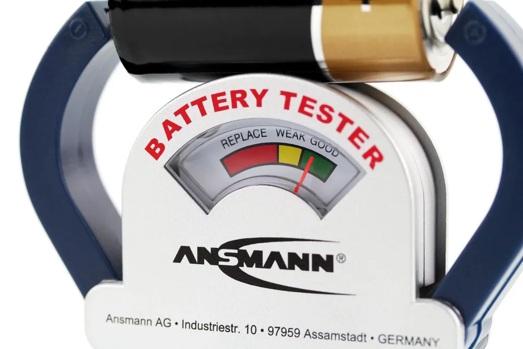 Accumulator and battery tester