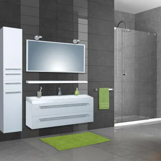 Bathroom furniture Force 125 cm - White